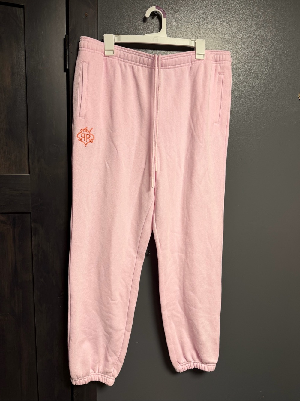 Authentic/ NWOT Women’s Roller Rabbit Light Pink Fleece Joggers Size XL